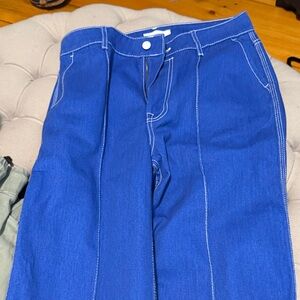 Zimmermann Indigo Wide Leg Jeans